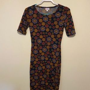 Lularoe Floral Tight Fit Dress